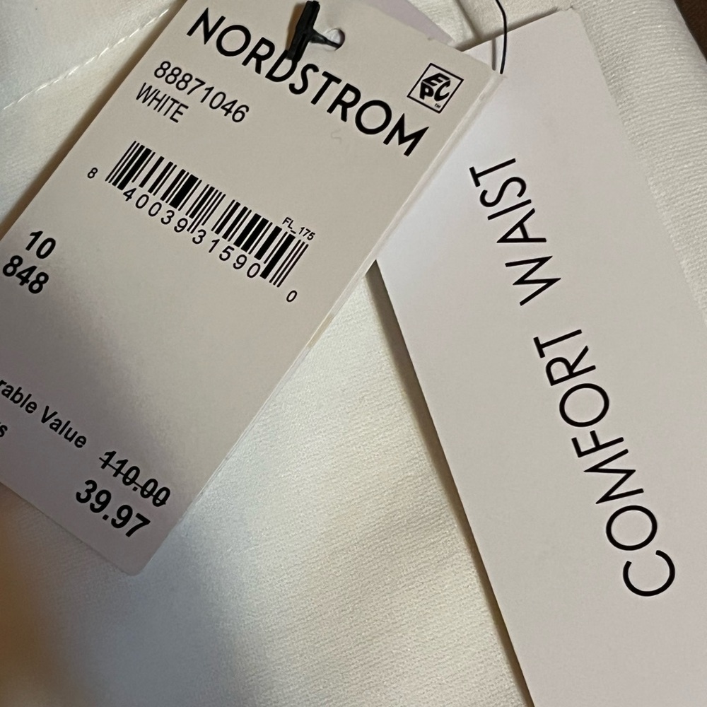 Nordstrom Classic White Garment NWT - Picture 5 of 6